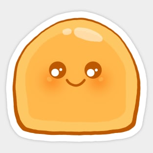 Cute Orange Slime Sticker